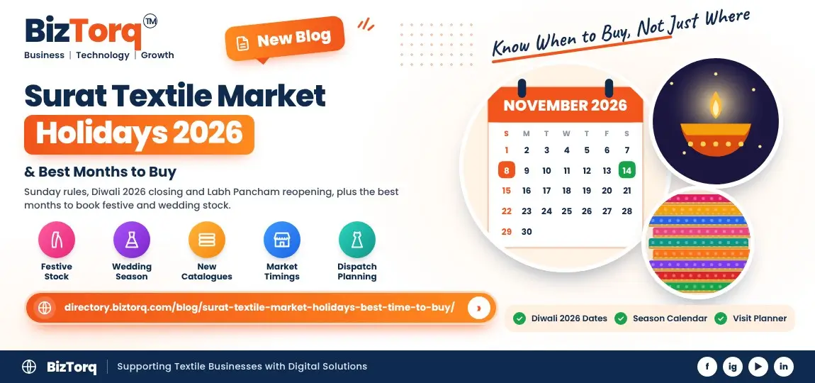 Surat Textile Market Holidays and Best Months to Buy (2026–27)