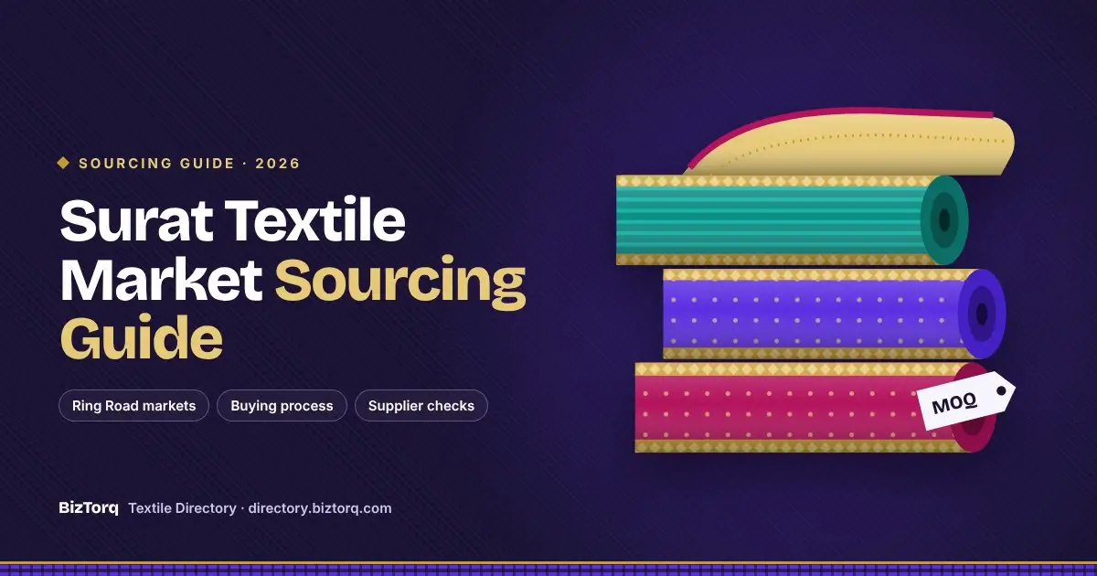 Surat Textile Market Sourcing Guide 2026: How to Buy Wholesale from India’s Fabric Capital