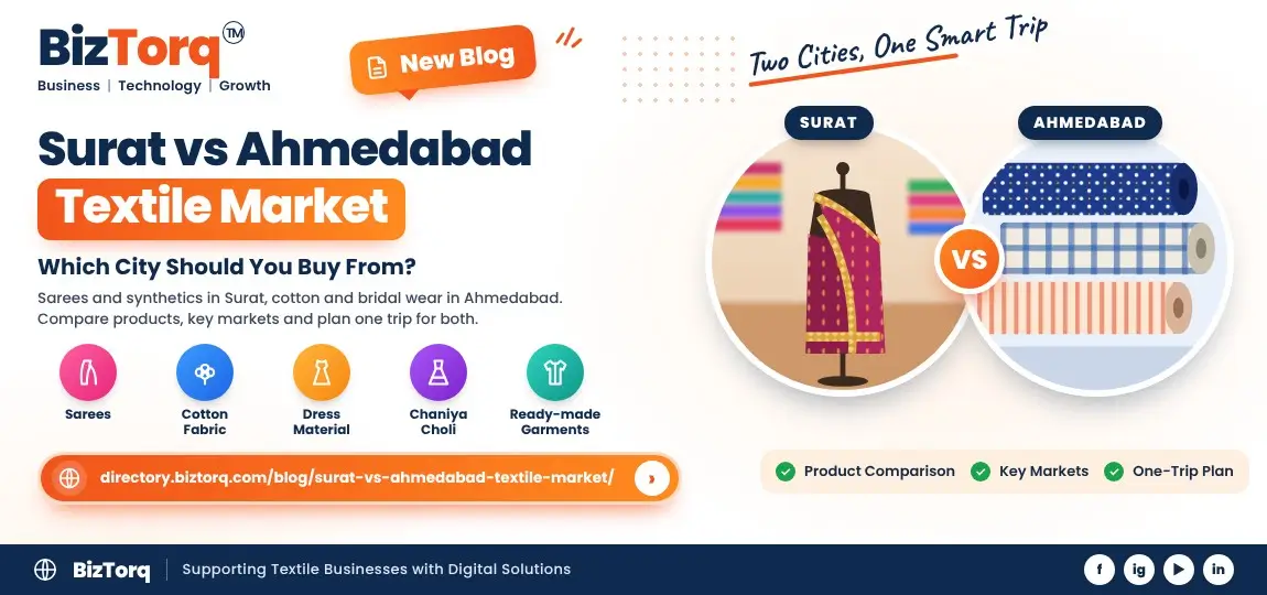 Surat vs Ahmedabad Textile Market: Which City Should You Buy From?